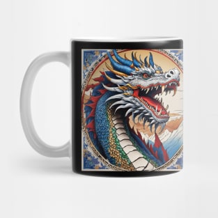 blue dragon Mug